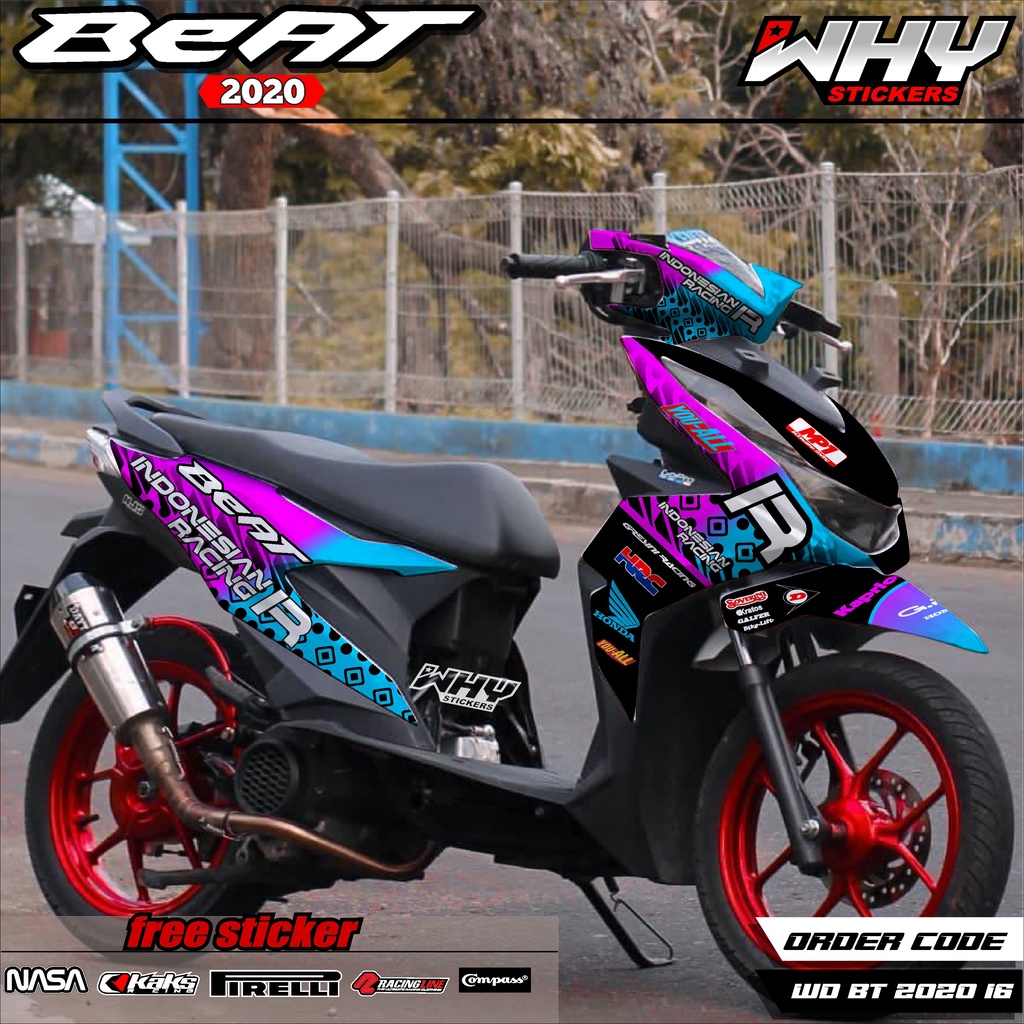 Decal Beat Deluxe 2021 2022 Full Body Sticker Street New Sticker Antem