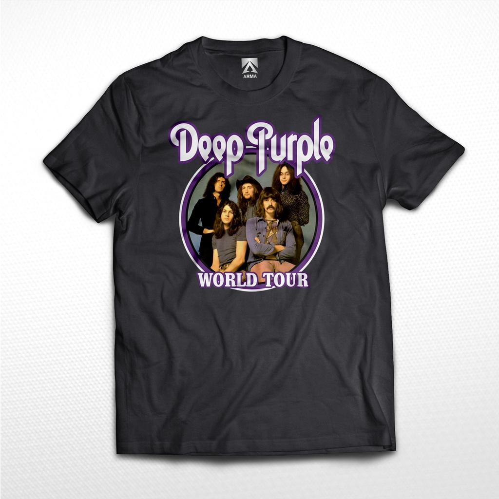 Deep PURPLE BAND T-SHIRTS world tour / unisex distro hard rock music t ...