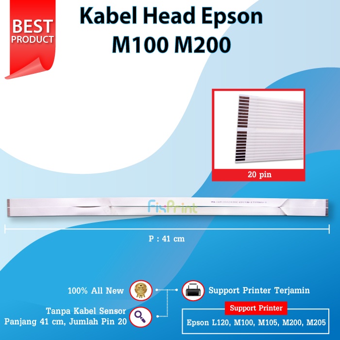 New Epson L120 Head Cable Epson L120 Flexible Cable (Without Sensor