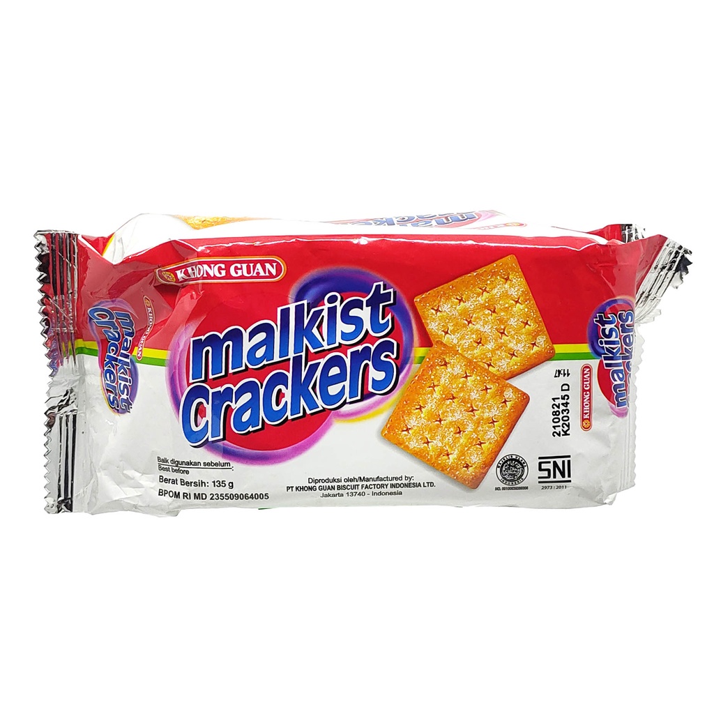 Khong GUAN MALKIST CRACKERS KRAKER Biscuit 135 GR Shopee Malaysia