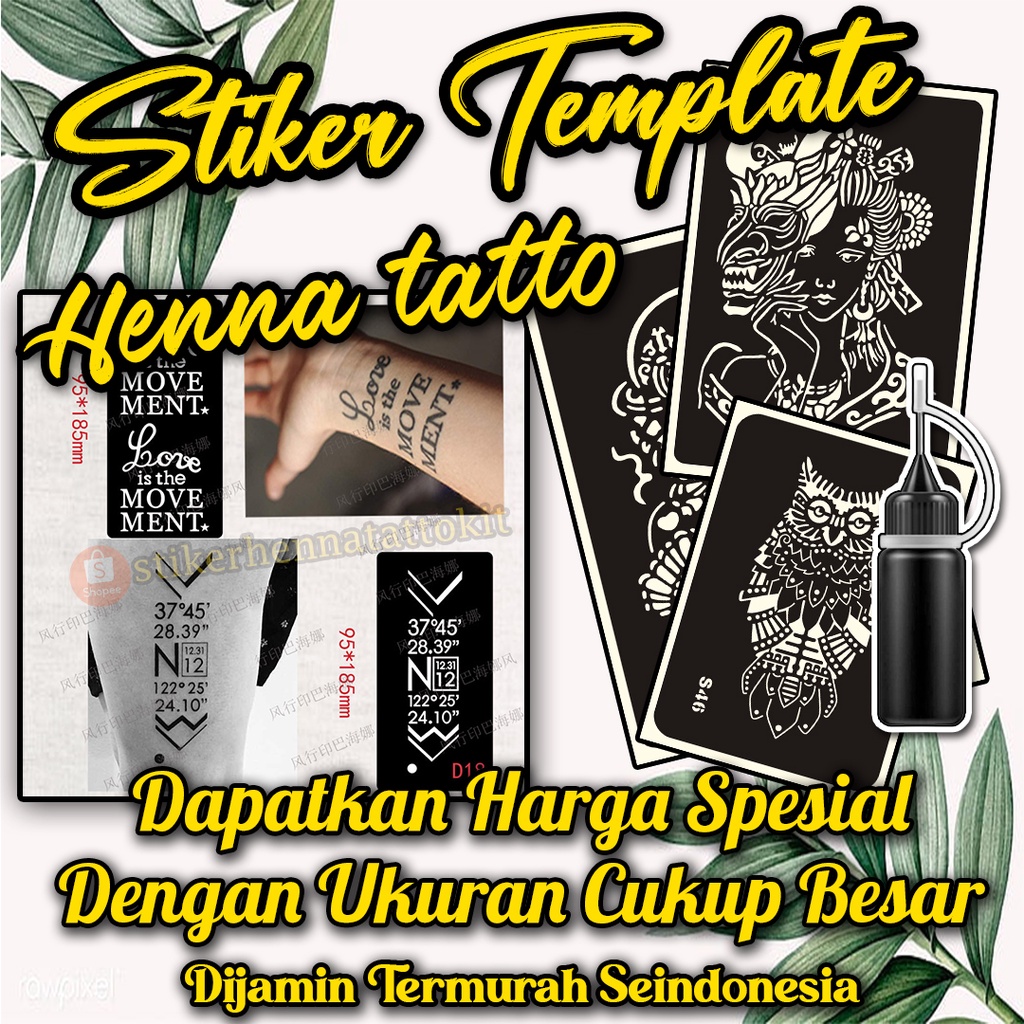Henna Tattoo Halal Long Lasting Can Custom Hena Kit 10ml Hena Tatto Kit