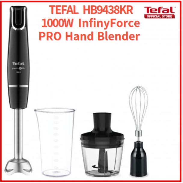 Tefal HB9438KR 1000W InfinyForce PRO Hand Blender Dishwasher available