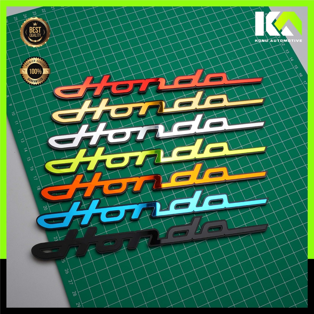 2pcs Honda Emblem Latin Honda LOGO 3D Embossed Honda BEAT VARIO