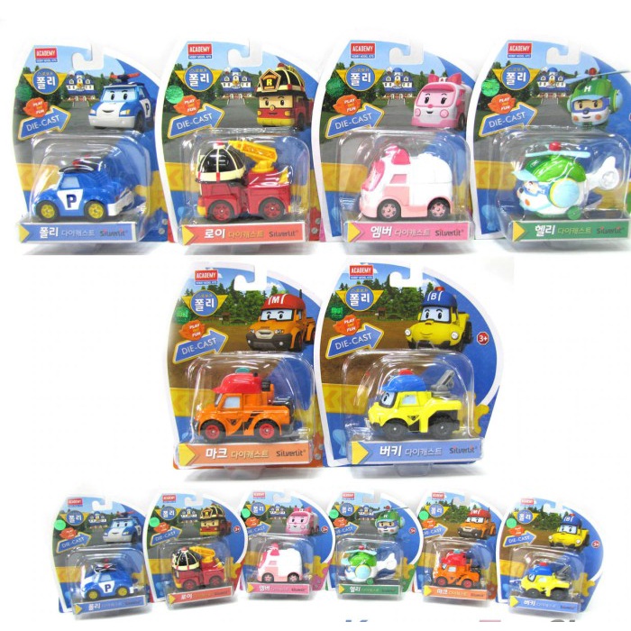 Robocar Poli Die Cast Mini Car Vehicle [Orinal] | Shopee Malaysia