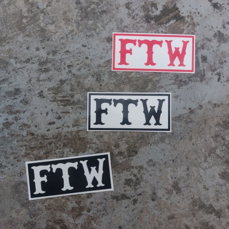 STICKERS - FTW - CUSTOM CULTURE STICKER MOTOR STICKER MOTO STICKER ...