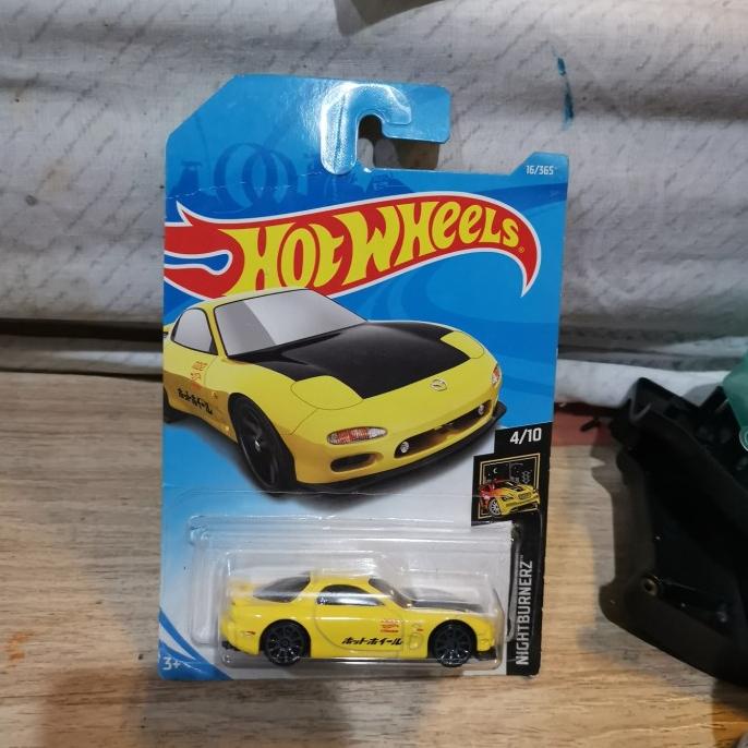 Hot Wheels 95 Mazda RX7 FD Yellow Nightburnerz | Shopee Malaysia