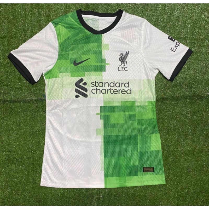 Liverpool Away PI Player Issue Ball Jersey Grade Ori 2023/2024 | Shopee ...