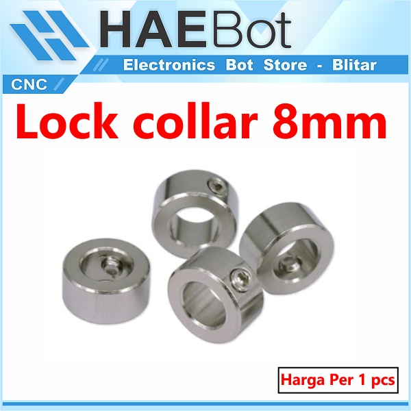 [HAEBOT] Shaft Lock Collar T8 Lead Screw 8mm 3D CNC Screw LockingRing ...