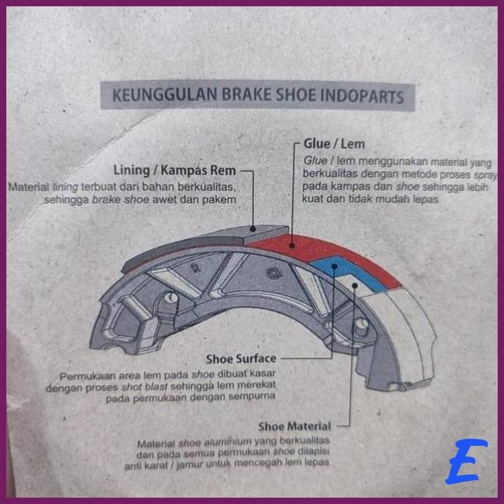 Rear Drum BRAKE SHOE BRAKE SHOE HONDA VARIO BEAT Vantel FI KZL [IDRM