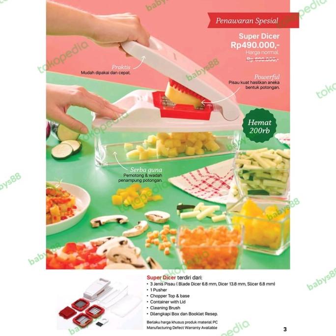 Tupperware Multipurpose Vegetable Cutter Super Dicer Tupperware