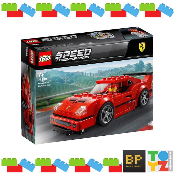 Lego Speed Champions 75890 Ferrari F40 Competizione | Shopee Malaysia
