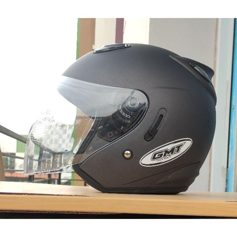 Pay On The Spot Motorcycle Helmet Half Face Double Visor GMT Original