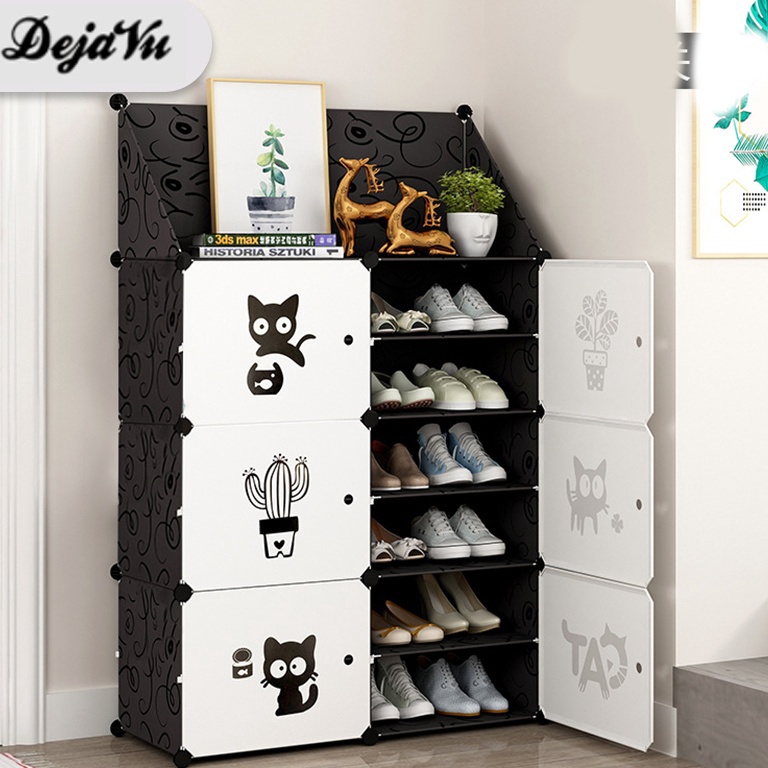 Order IMMEDIATELY!. Dejavu Portable Anti-Dust Stacking Shoe Rack Multi ...