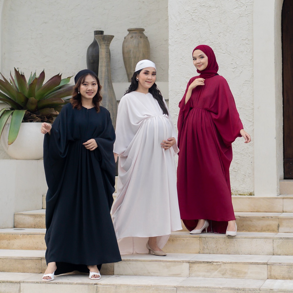 Bajuboo K1 Dress Kaftan Pregnant & Pregnant Friendly Athena Sheer