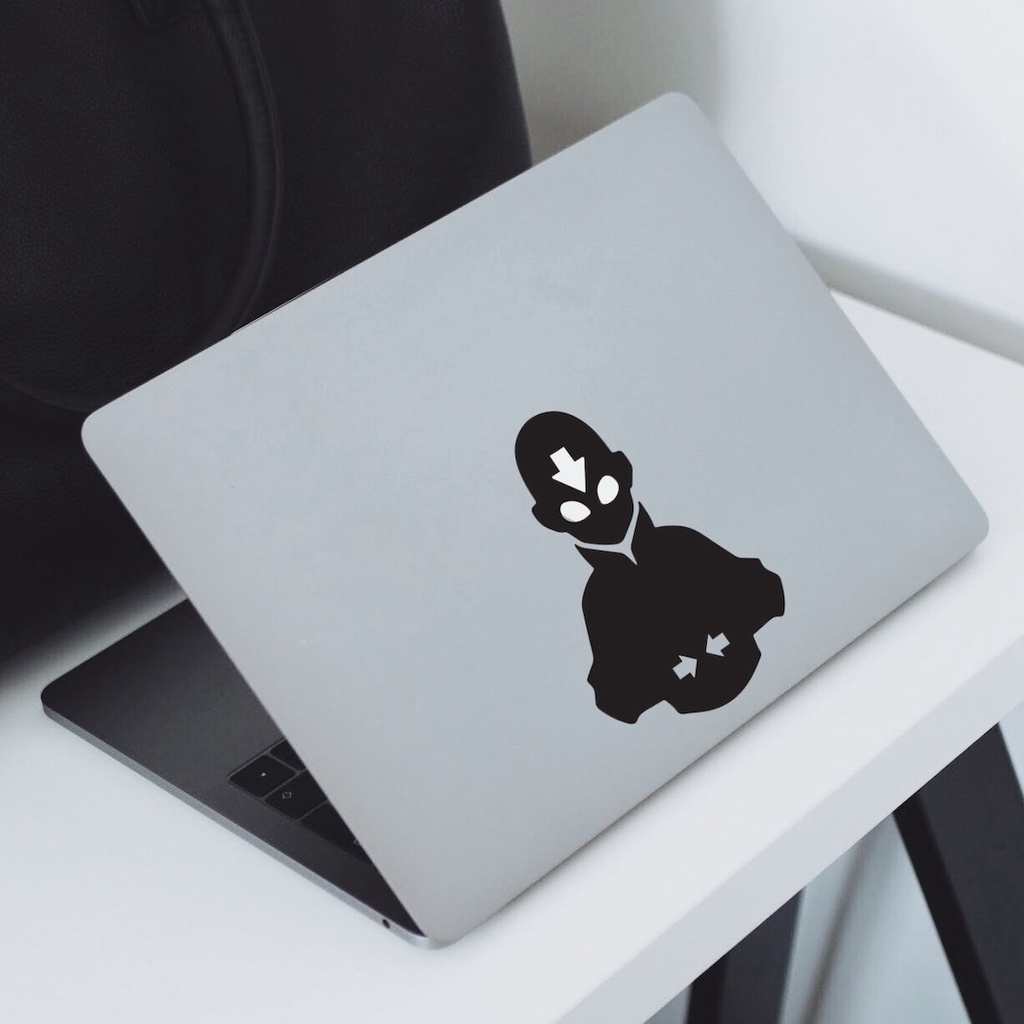 Aang Avatar the Last Airbender Sticker - Laptop Decal Macbook Sticker ...