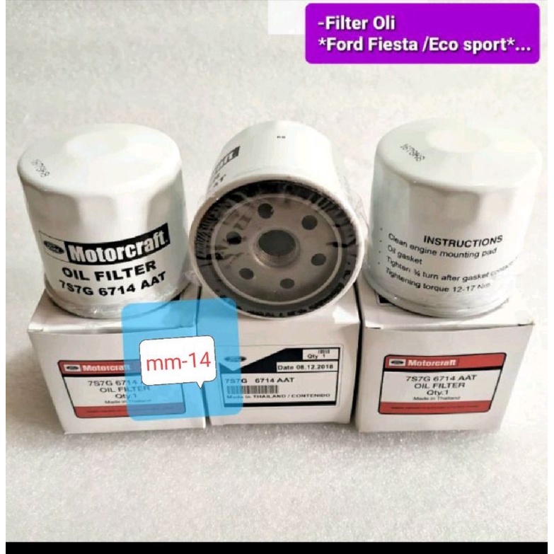 Original FORD FIESTA And ECOSPORT Oil FILTER Oil FILTER Price 1PCS