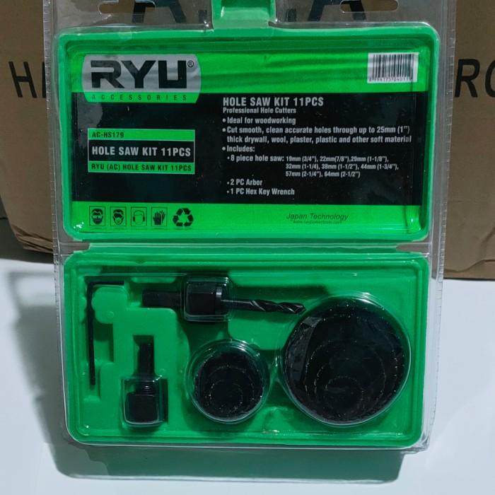 KAYU Pipe Hole Saw Wood Set 11pcs Hole Saw Pvc Pipe Plywood Ryu By
