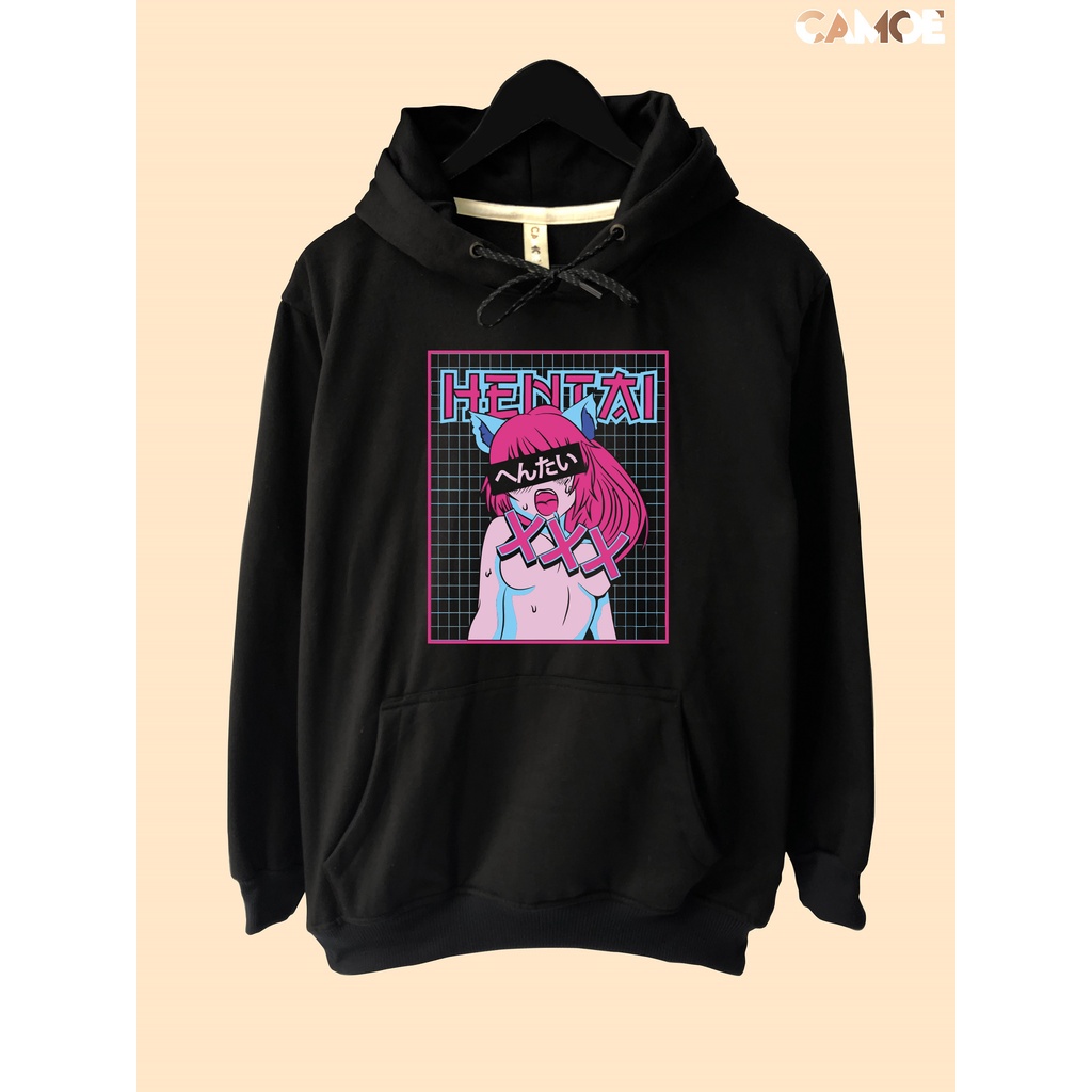 Camoe Anime Hentai 3D Neon Premium Hoodie Jacket | Shopee Malaysia