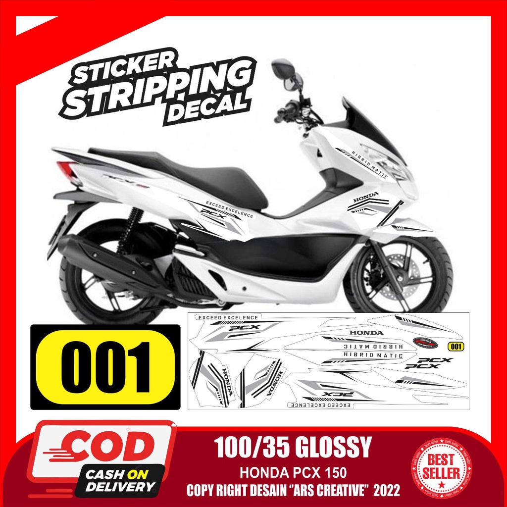 Honda pcx 150 Striping sticker | Shopee Malaysia