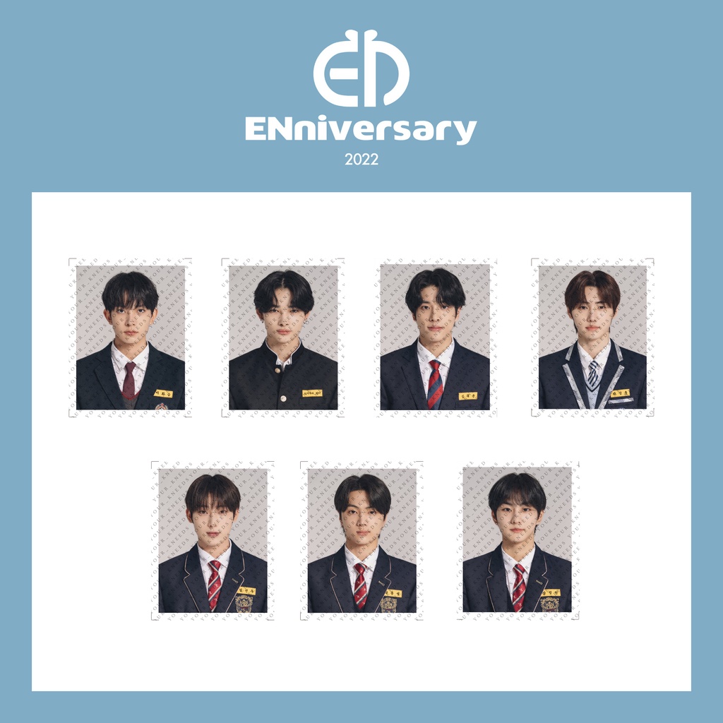 タレントカード ENHYPEN 2022 ENniversary ENHYPEN ENiversary 2022 ID PHOTO SET Photocard | UNOFFICIAL | PAS