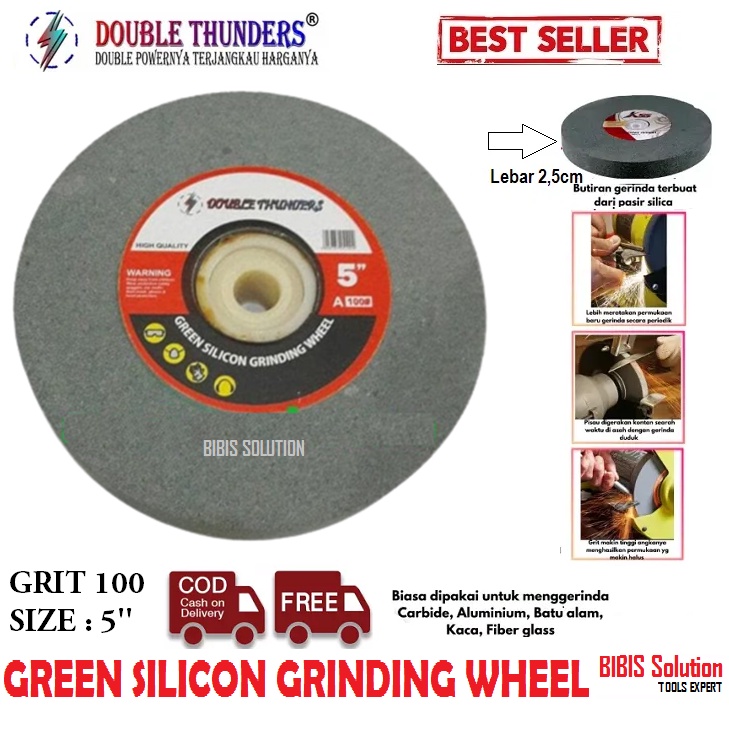 Grinding Stone Sitting Grinding Wheel 5" inch Grinding Wheel Green