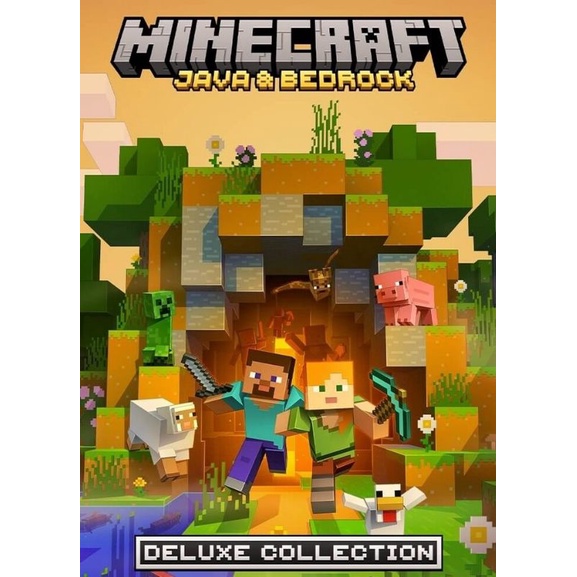 Minecraft JAVA & BEDROCK DELUXE COLLECTION EDITION - PC ORIGINAL KEY ...
