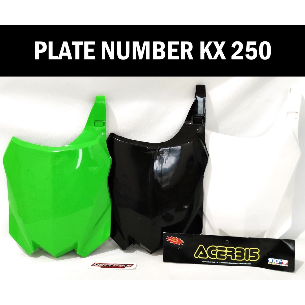 LOKAL Number Plate Number Board NO KX 250 ACERBIS Local BMC | Shopee ...