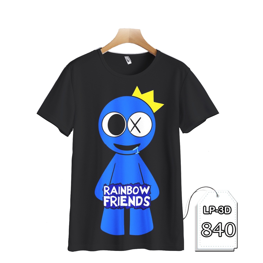 Roblox T-Shirt Rainbow Friends Game Children's Serial LP3D-840 | Shopee