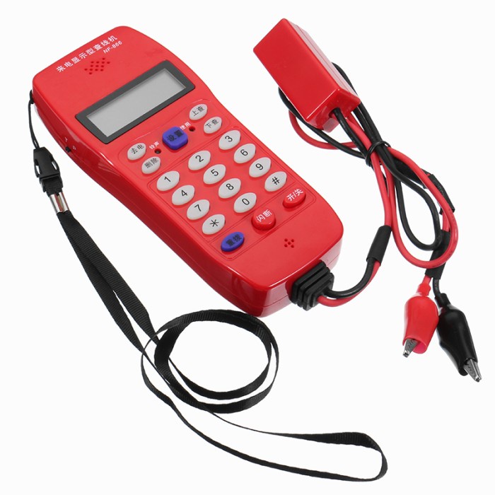 Ori Nf866 Phone Line Cable Tester With Display Screen Tele Shopee Malaysia