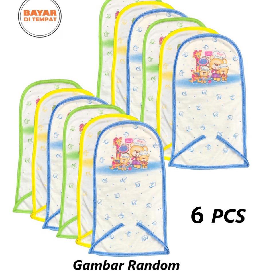 PUTIH [NEW!!] 6pcs (1/2 Dozen) Baby Diapers/Screen Printing/Baby
