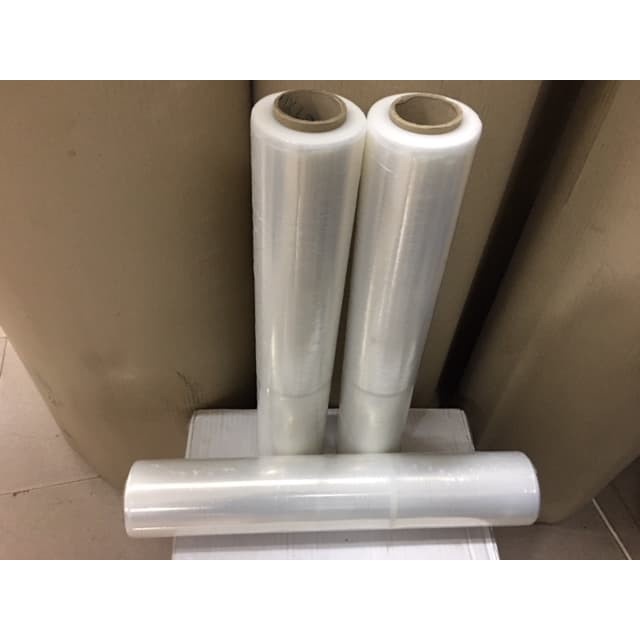 Lot De 6 Rouleaux Film Stretch Transparent - 23 Microns, 50 Cm De Large X 300 M De Long - Pour Emballage Et Protection - 6