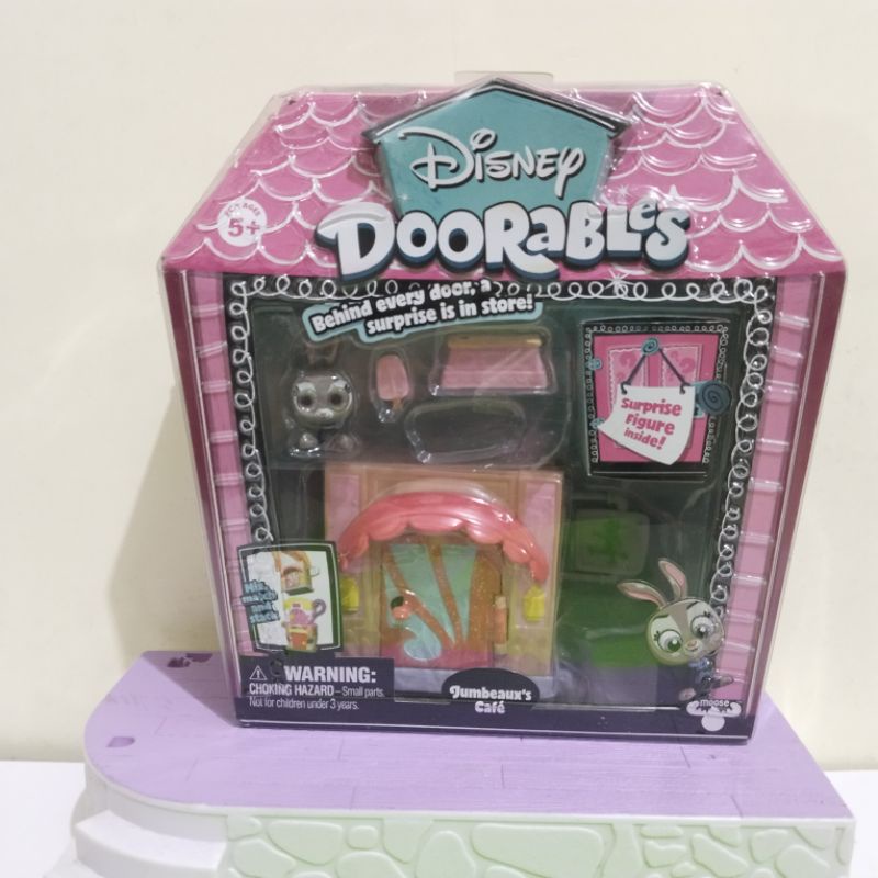 (NEW) Disney Doorables Zootopia Series Jumbeaux's Cafe Shopee Malaysia