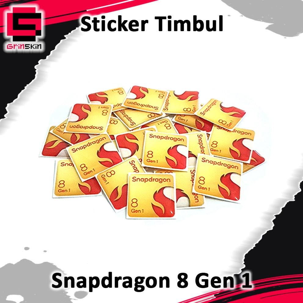 Snapdragon 8th Gen 1 Emblem Embossed Sticker | Shopee Malaysia