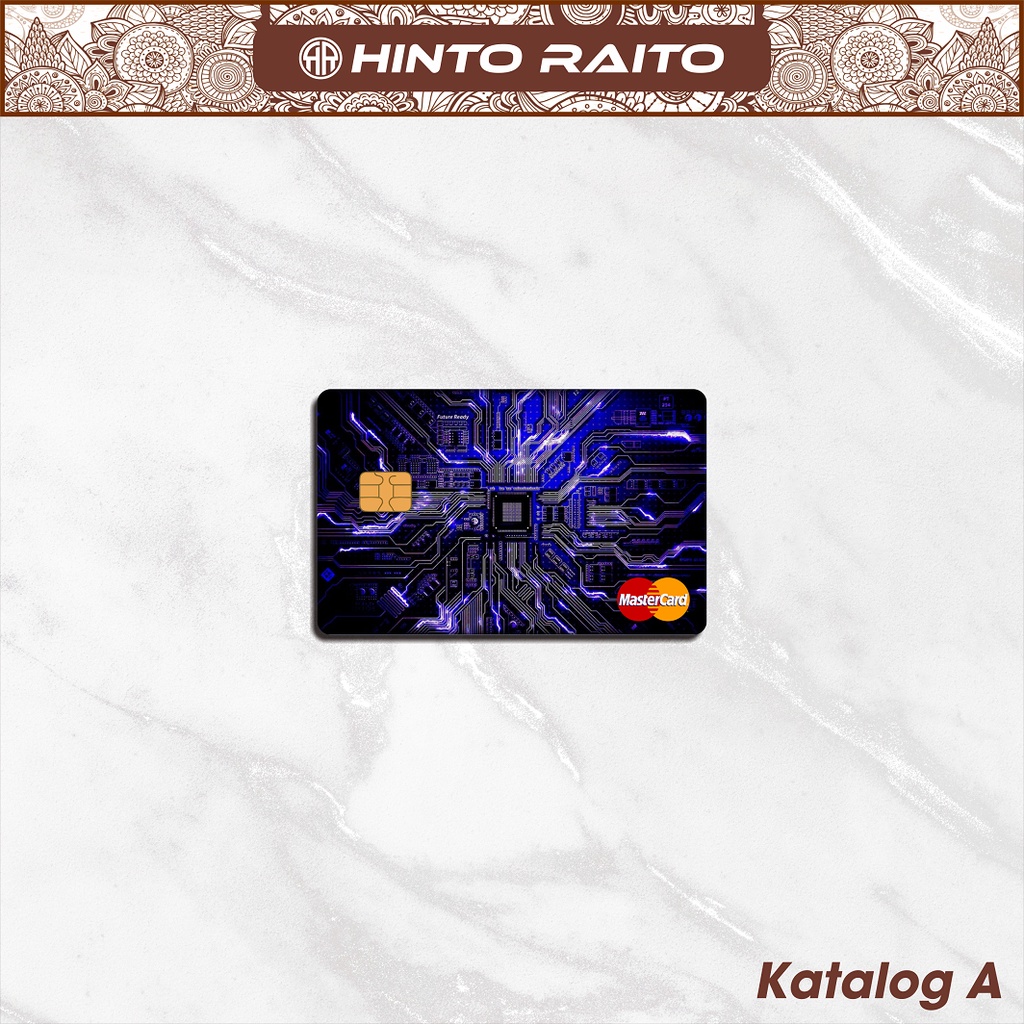 Electro Chipset ATM Card Sticker - Emoney Flazz Vinyl Skin Card Sticker ...