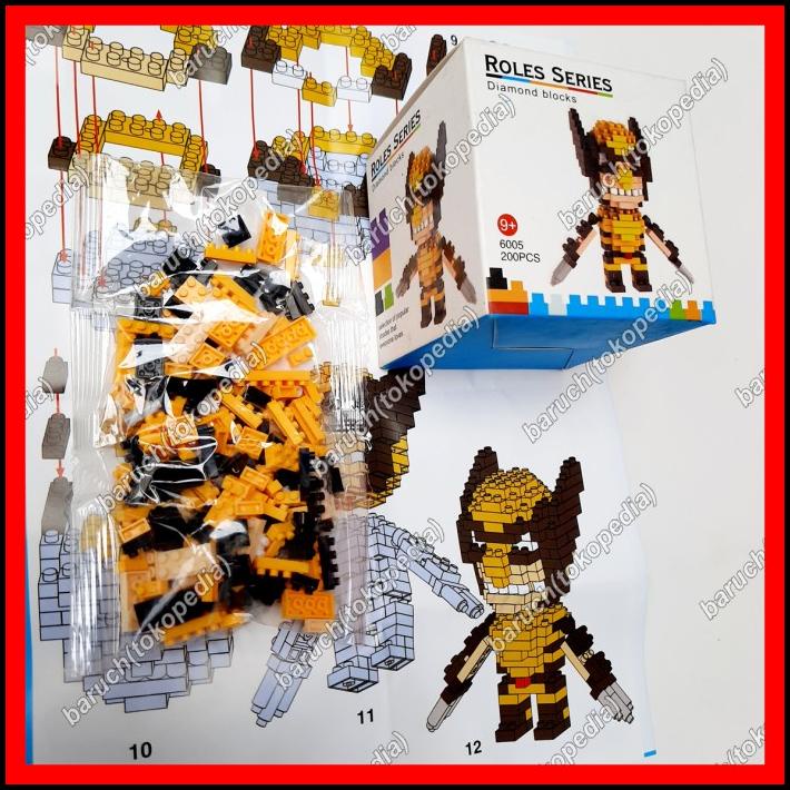 Lego Mini Block Xmen X-Men Miniblock Roles Series Diamond Blocks ...