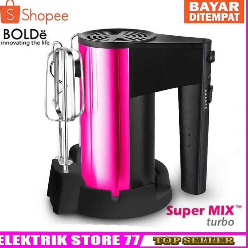 Updated bolde Super Mix Turbo Hand Mixer 5 Speed Body Stainless