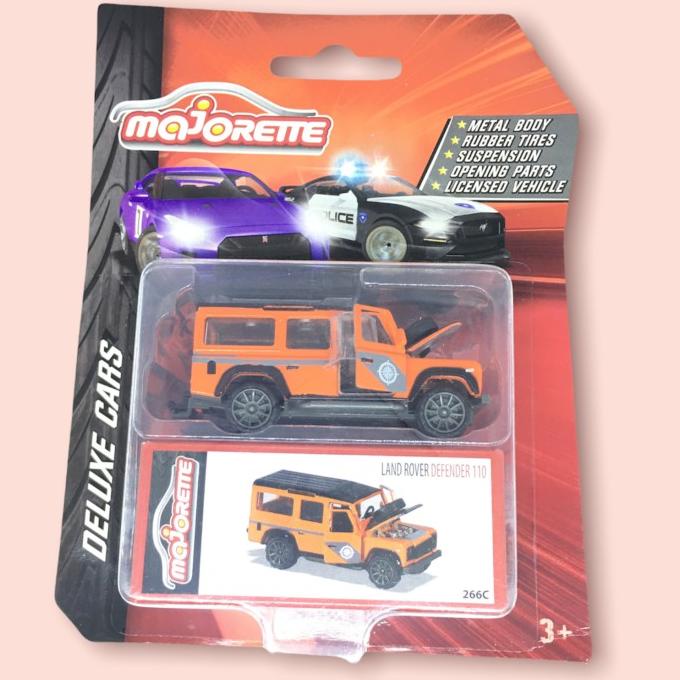 Diecast Car Land Rover Defender 110 Majorette Orange (Rare) | Shopee ...