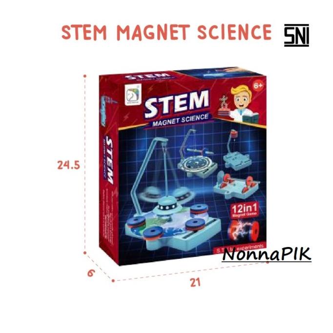 Ready Kids Toys STEM Magnet Science 12in1 Science Education Fun ...