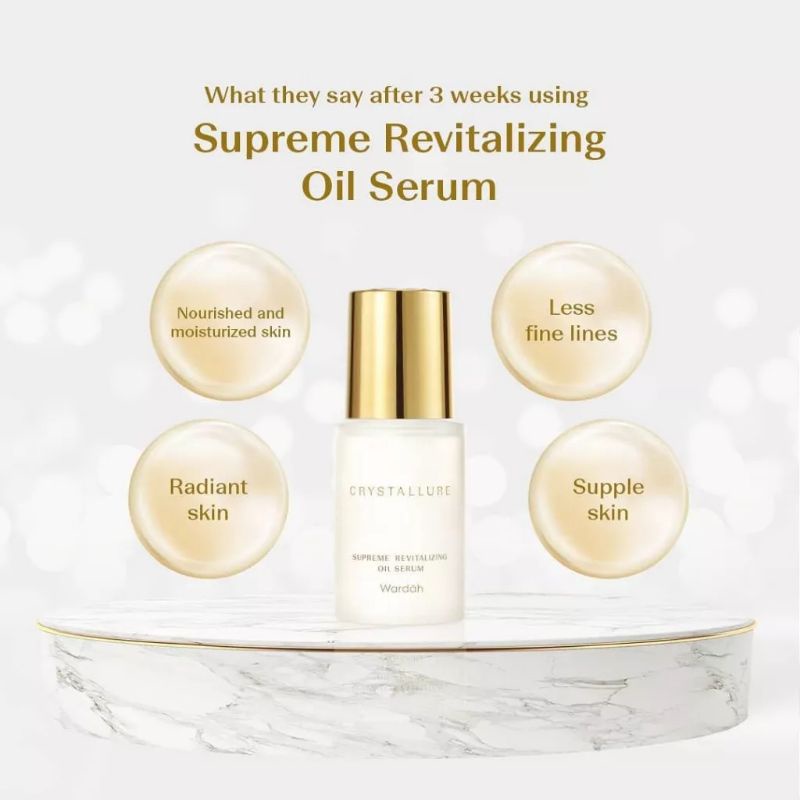 Crystallure Supreme Revitalizing Oil Serum 30ml Shopee Malaysia