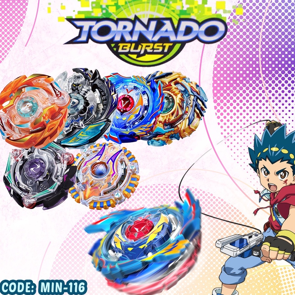 Kids Toys GANGSING BEYBLADE 4-character BEYBLADE GASING TORNADO BURST ...