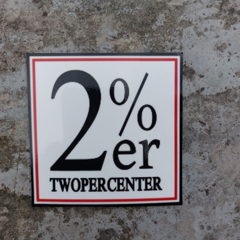 STICKERS - TWOPERCENTER - CHOPPER | Shopee Malaysia