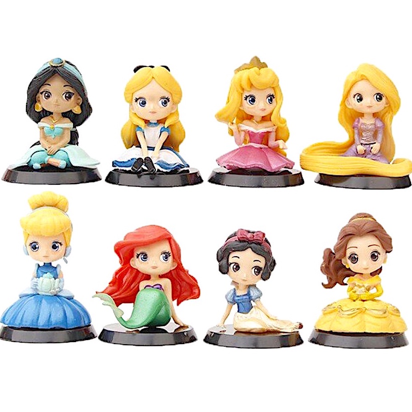 (A 9m ) SELLING IN ONE Sitting Princess miniature statue cake topper ...