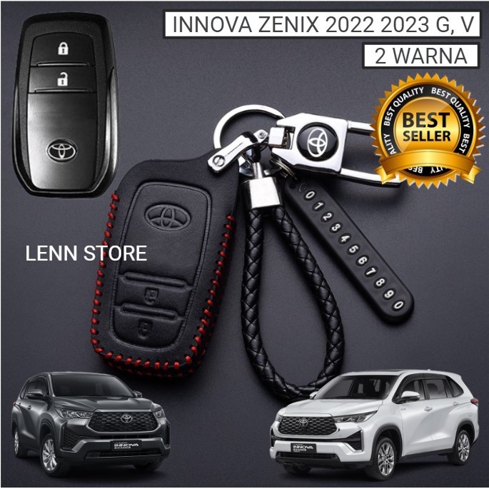 Toyota Innova Zenix 2022 2023 Leather Remote Key Cover | Shopee Malaysia