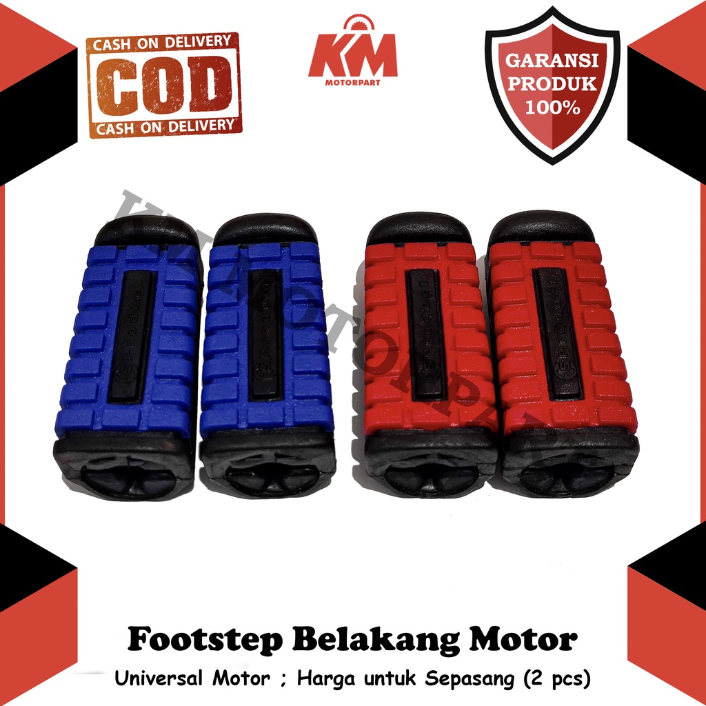 Front Footstep Suitable for All Motorcycles Rubber Step Barstep ...