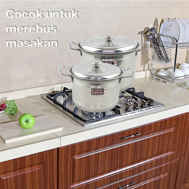 Rosh Panci Set 10 Pcs With Lid New Dutch Oven Pot With Lid Stainless ...