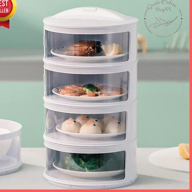 Gosz101 4tier Serving Hood ReadyToEat Food Storage Assembled Food