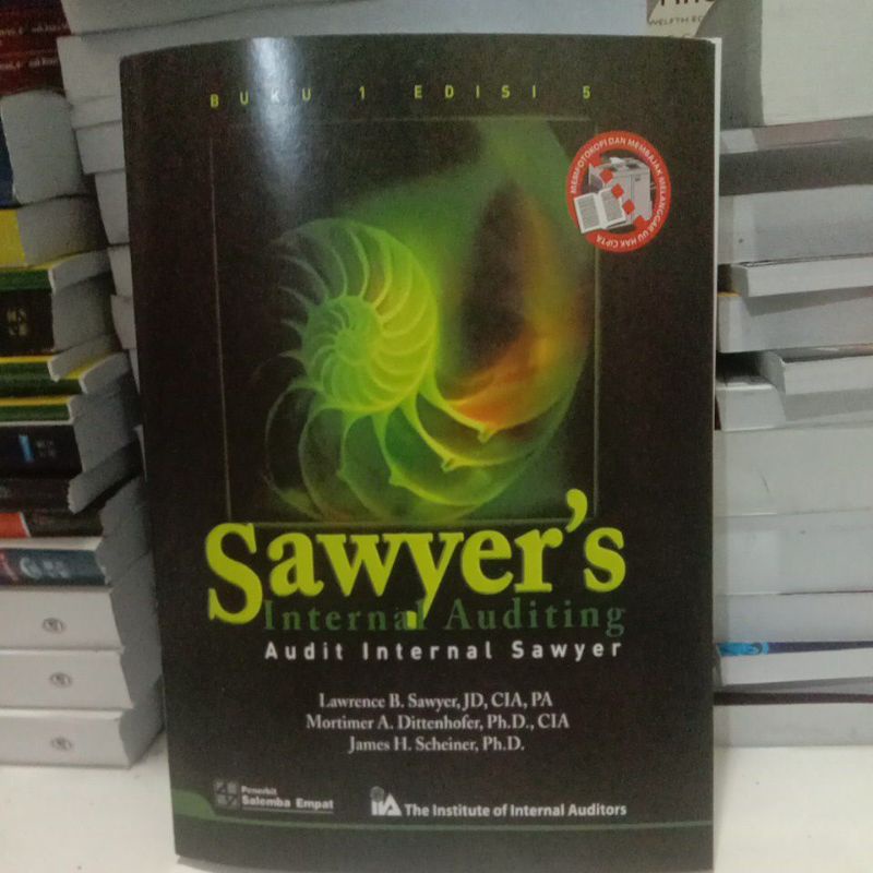 Sawyer's INTERNAL AUDITING Book 1st Edition By Lawrence B.Sawyer,JD,CIA ...