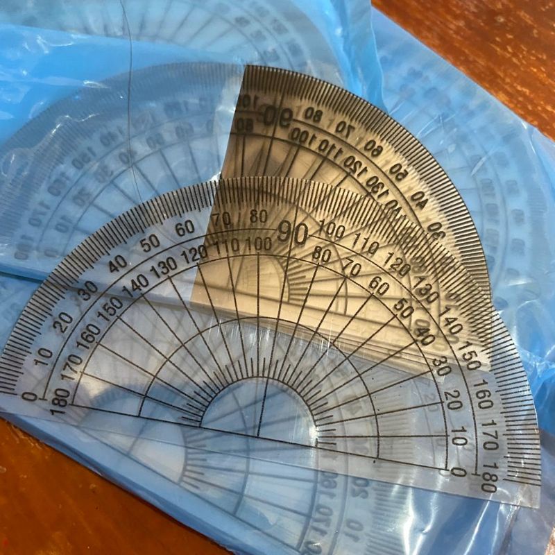 (12pcs) 3.5 Inch Mica Bow Ruler | Shopee Malaysia