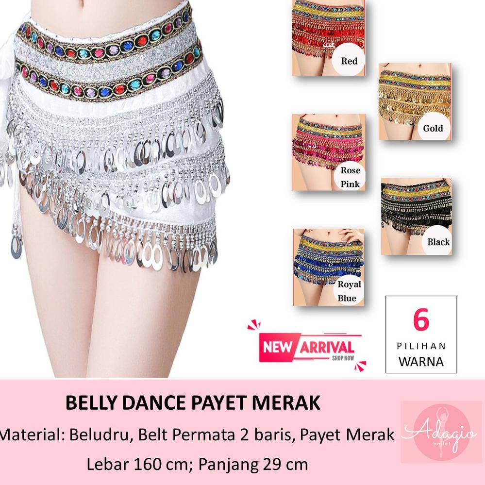 Super Star BELLY DANCE BELT Shawl BELLY DANCE BELT ZUMBA INDIAN TRIBAL