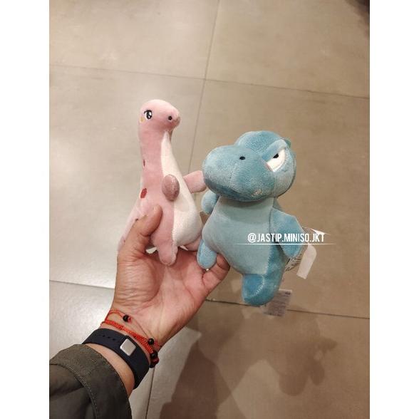Miniso TREX Dinosaur Doll/Mamenchisaurus Can Sound (Size 19cm) Shopee